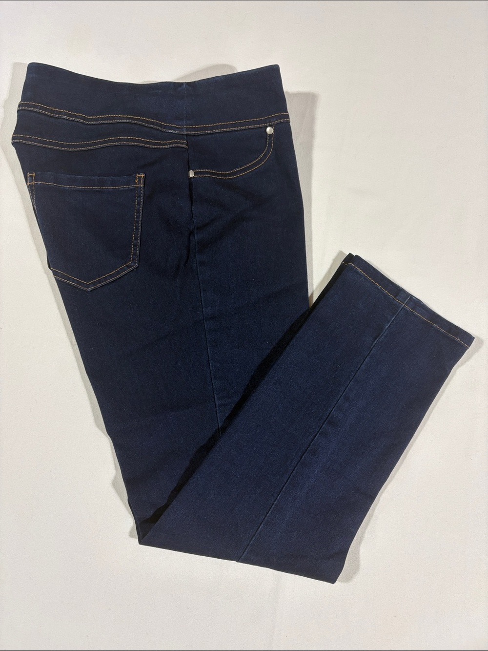Van Heusen Navy Stretch Jeggings with Contrast Stitching Size 6